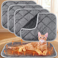 4 Pack Self Heating Cat Pad Self Warming Dog Mat, 16 x 20 Inch, Gray