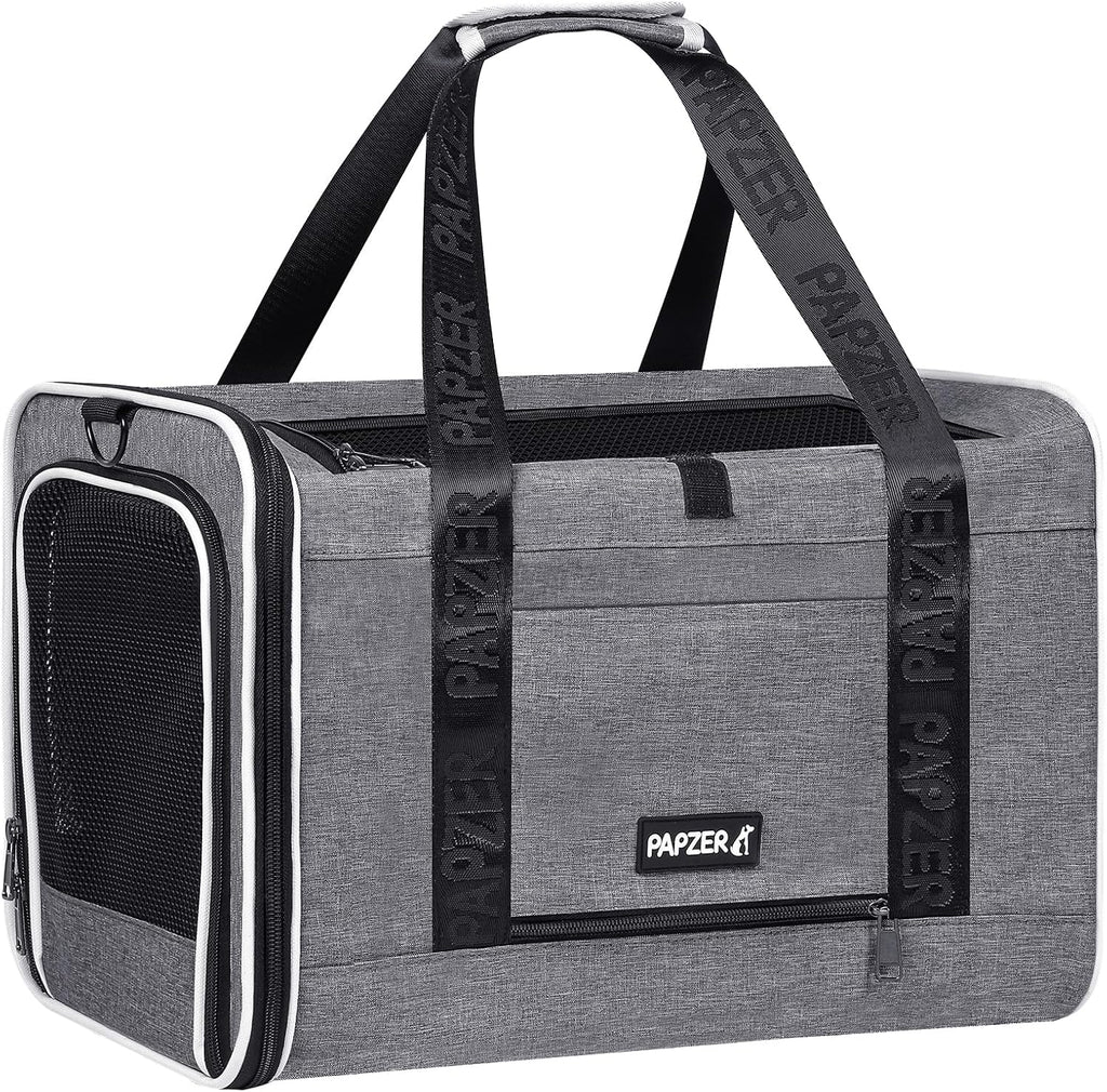 Cat Carrier for Travel, Soft-Sided, Top Loading, Privacy Curtain, to 20 lbs