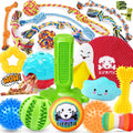 KIPRITII 25 Pack Various Dog/Puppy Toys Set for Small & Medium Dogs