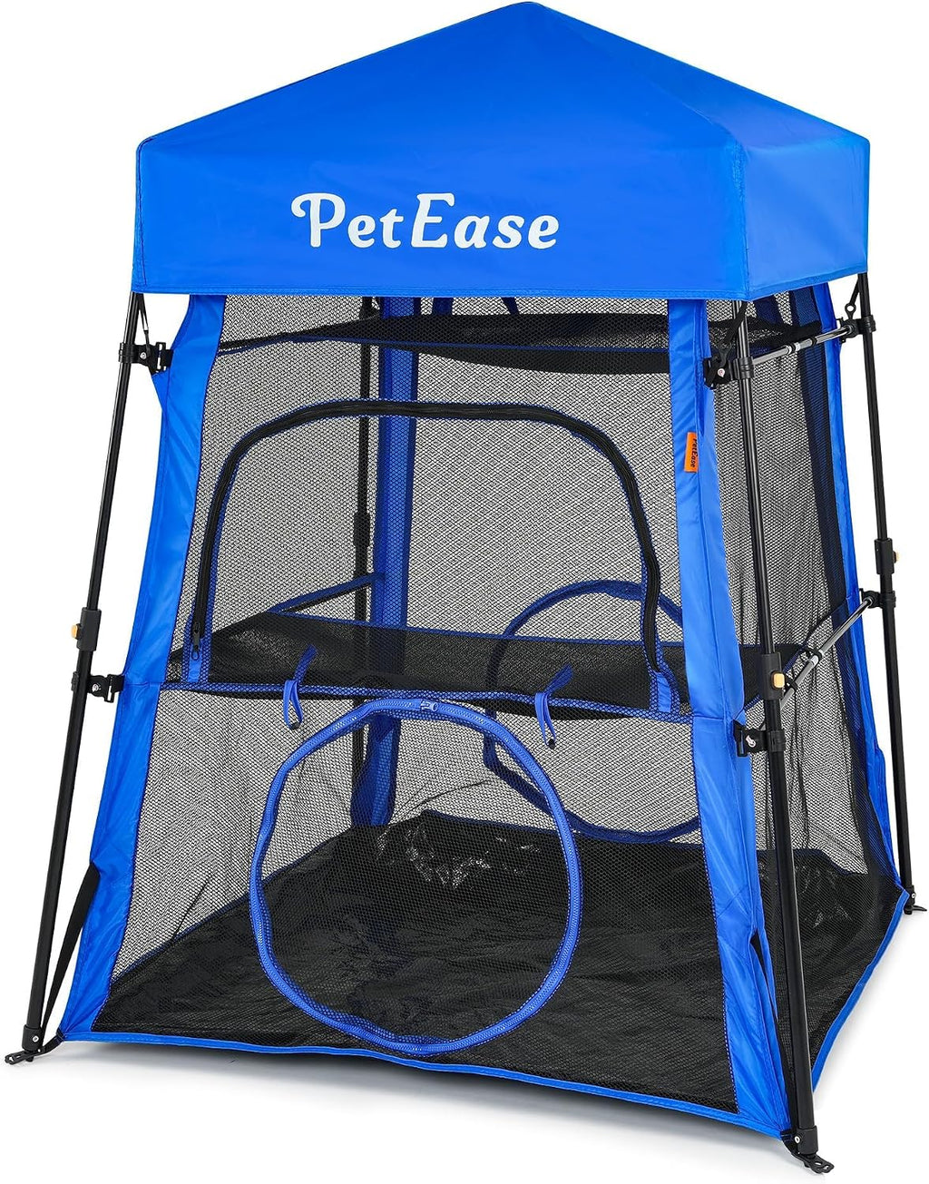 Catio Outdoor Cat Enclosure, 3-in-1 Extra Large Portable Cat Playpen with Tower Tent & Tunnel, Foldable Waterproof Mesh 