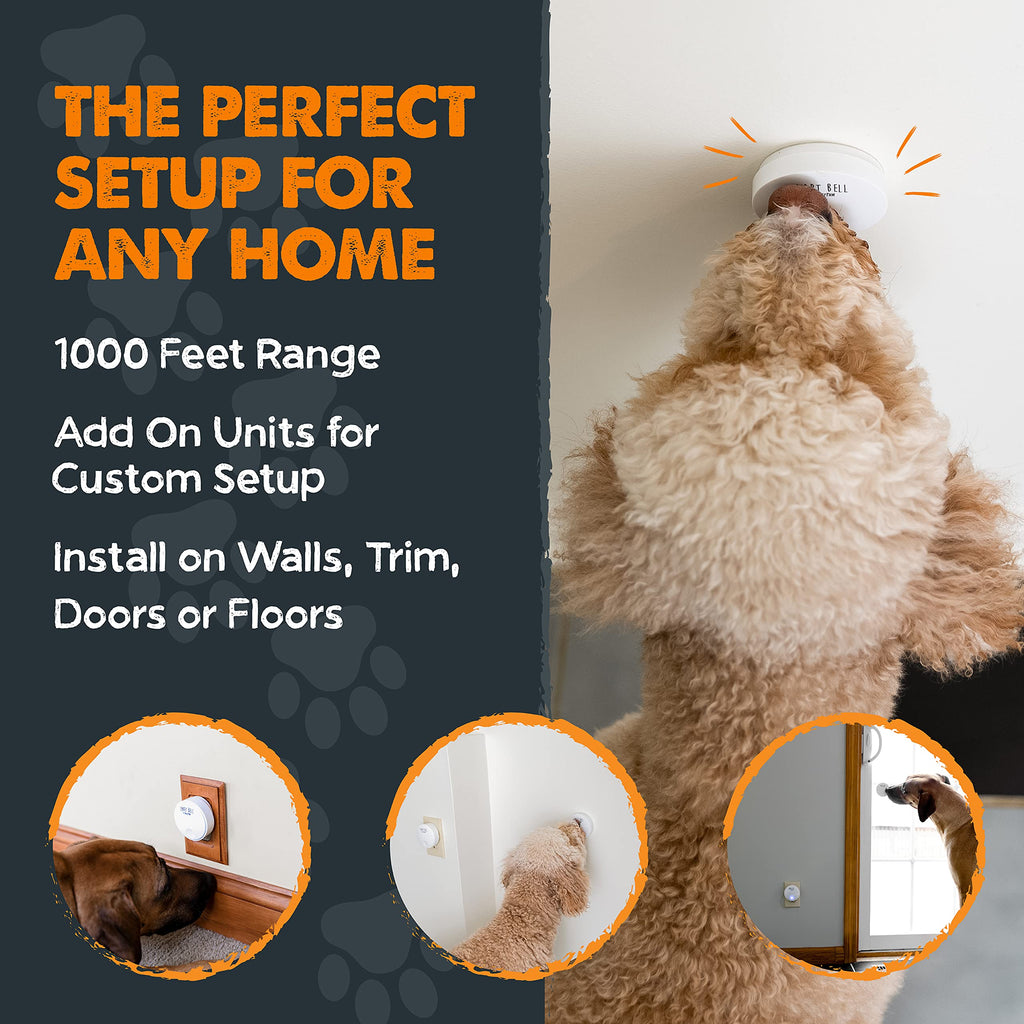 Mighty Paw Smart Bell 2.0 Dog Door Bell for Potty Training Dogs & Puppies