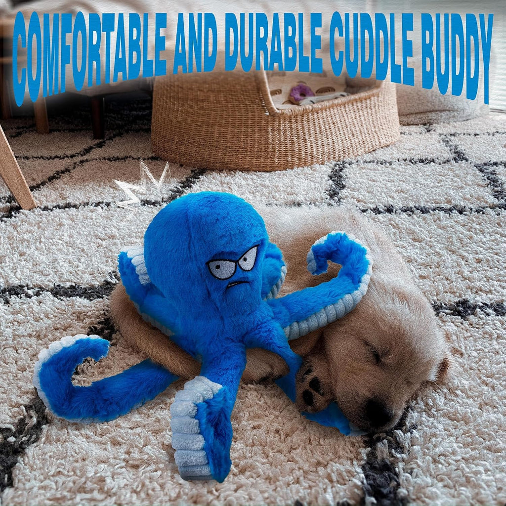 LEGEND SANDY Tough Dog Toys, Stuffed Chew Large Dog Toys to Keep Them Busy, Interactive Squeaky Tug of War Doggie Toy, C