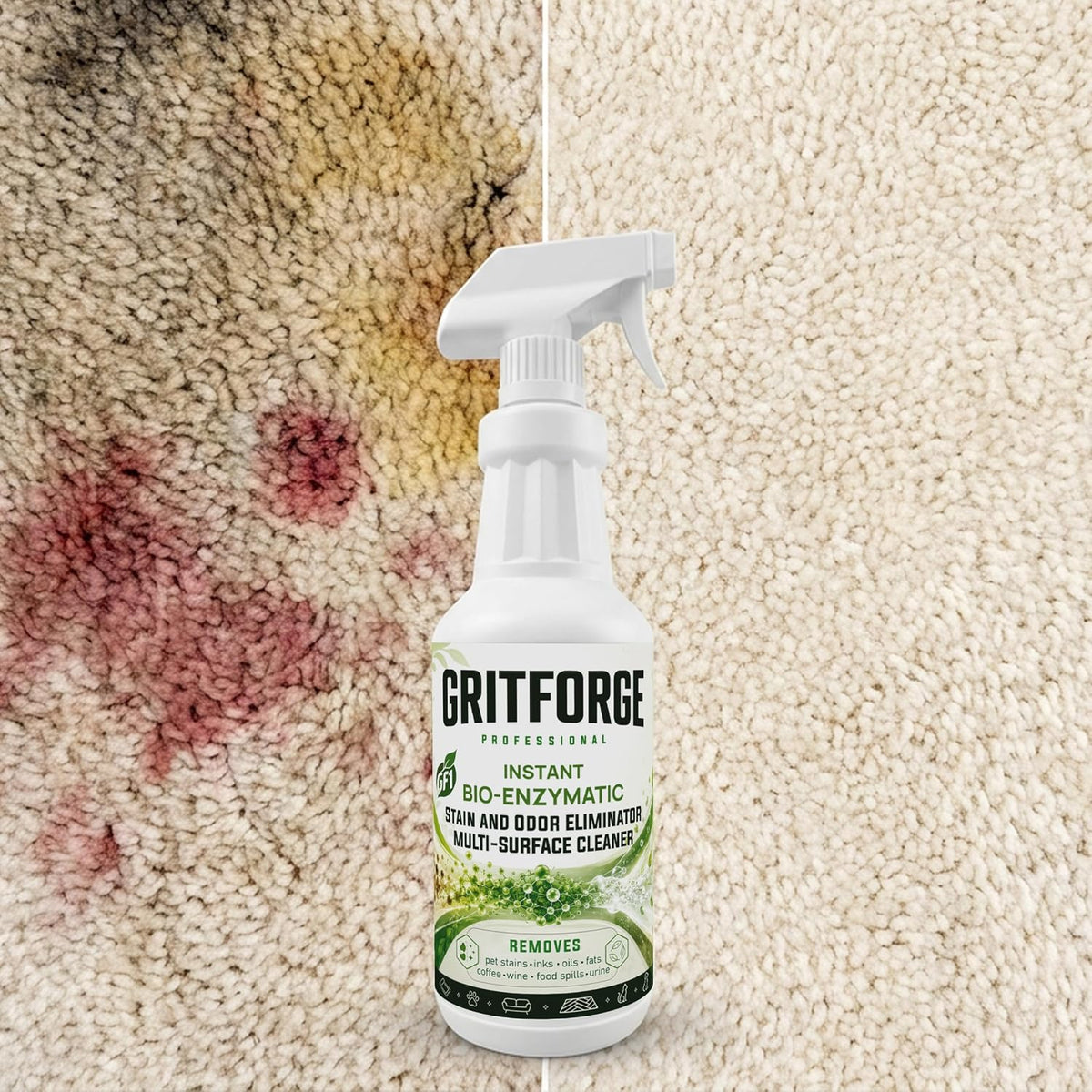 Bio-Enzymatic Pet Stain & Odor Eliminator Remover, Cleaner, 32oz