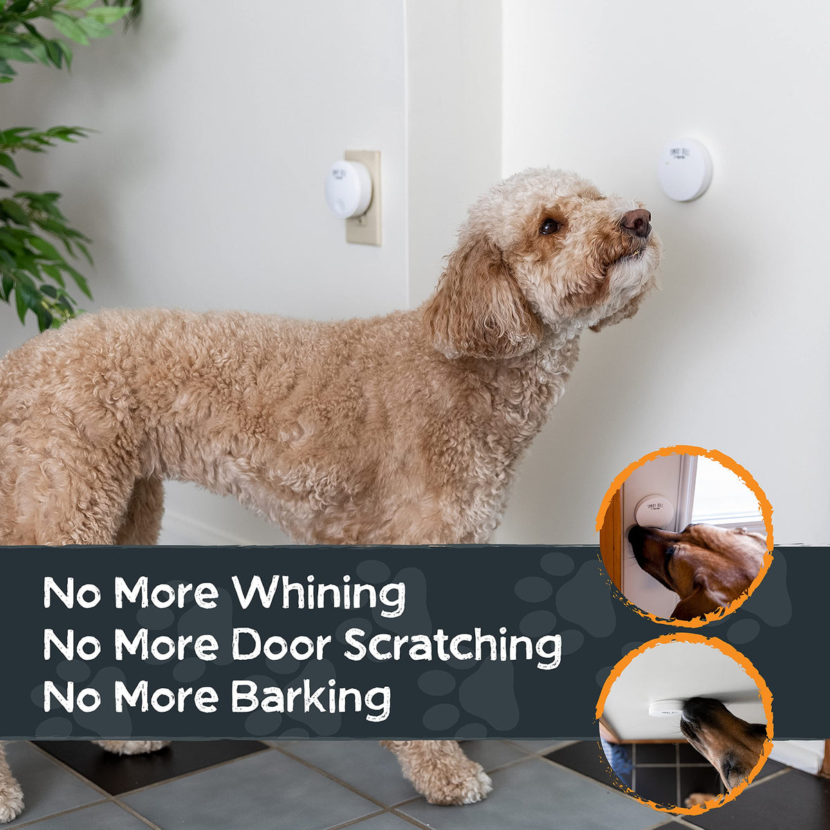 Mighty Paw Smart Bell 2.0 Dog Door Bell for Potty Training Dogs & Puppies
