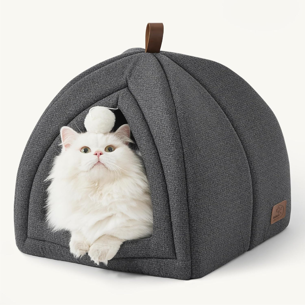 Bedsure 2in1 Cat Beds for Indoor Cats Cave for Kitten with Washable Pillow