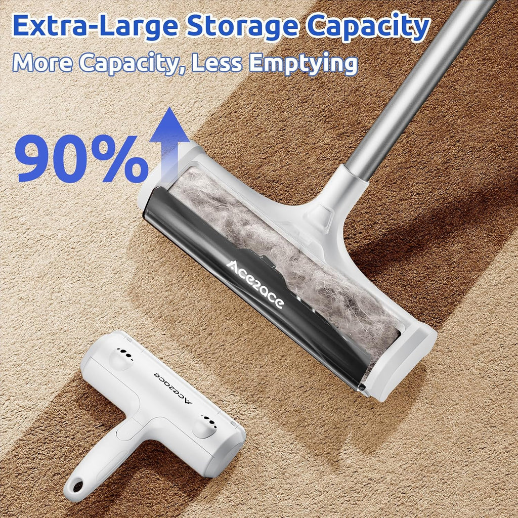 ACE2ACE A3 Pro Carpet Roller for Pet Hair, Carpet Pet Hair Removal Tool