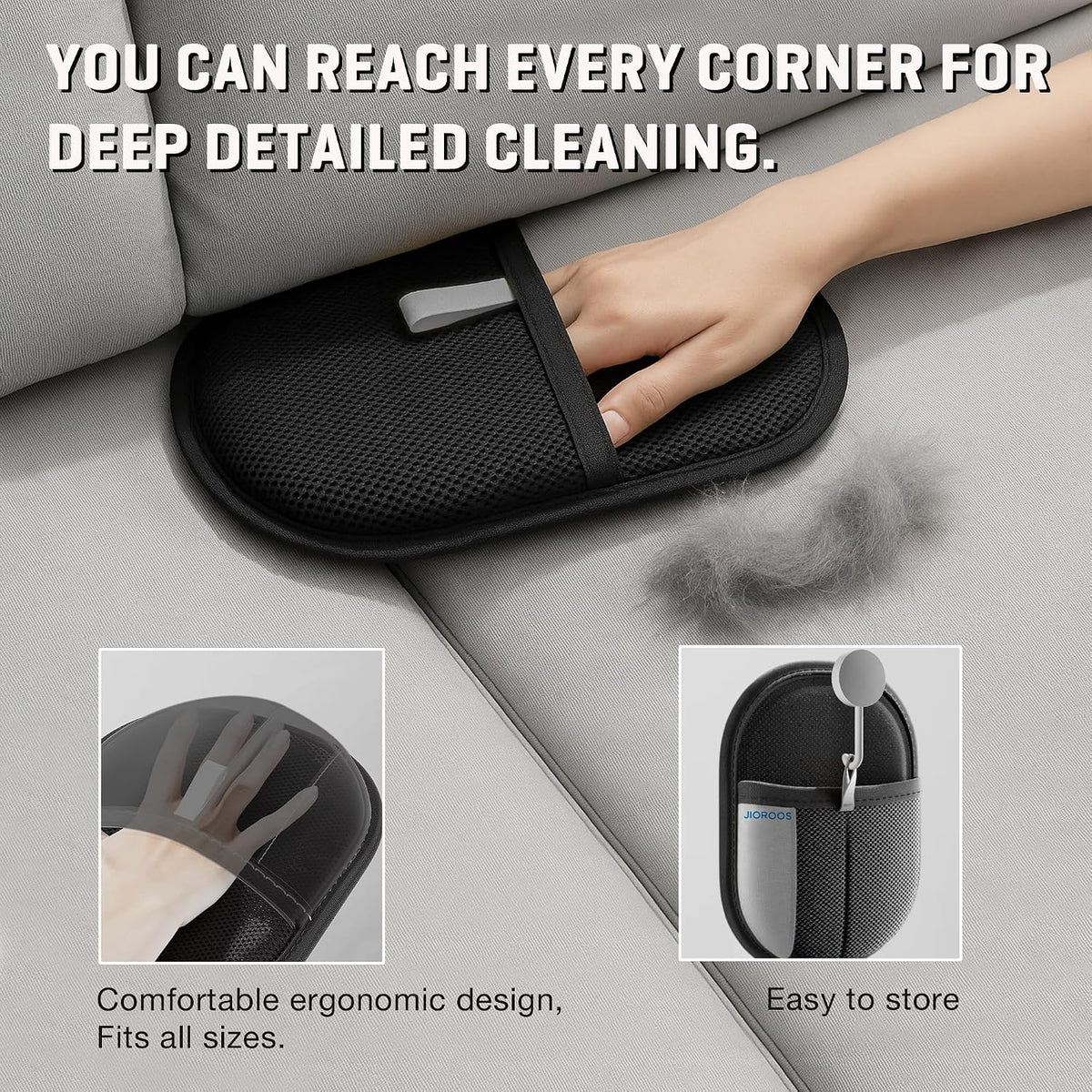 Pet Hair Removal Glove for Dogs & Cats, Newly Upgraded Reusable Electrostatic Pet Hair Glove, Magic Brush Pet Hair Remov