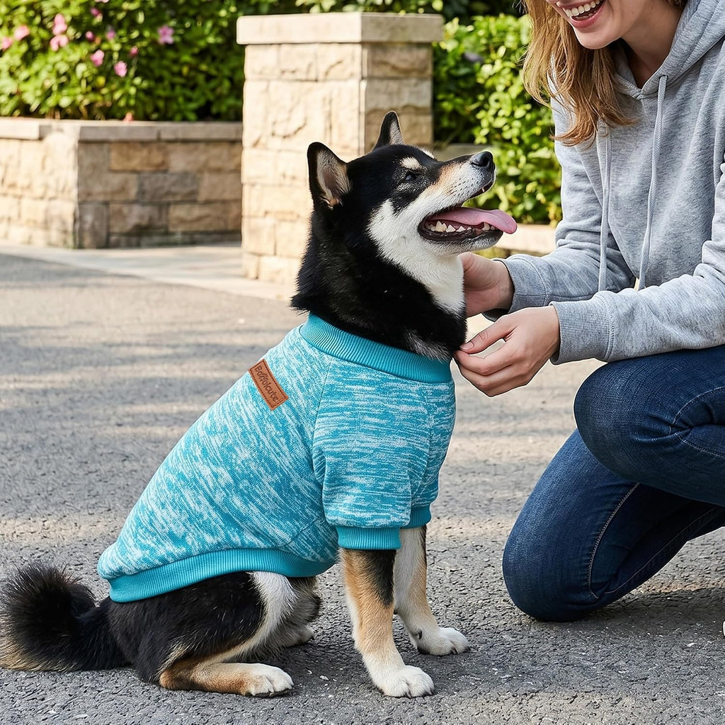 3 Pack Dog Sweaters for Small Dogs Girl Boy Winter Fleece Clothes Warm Soft Dog Sweatshirt Outfit for Dogs Cats Pet Appa