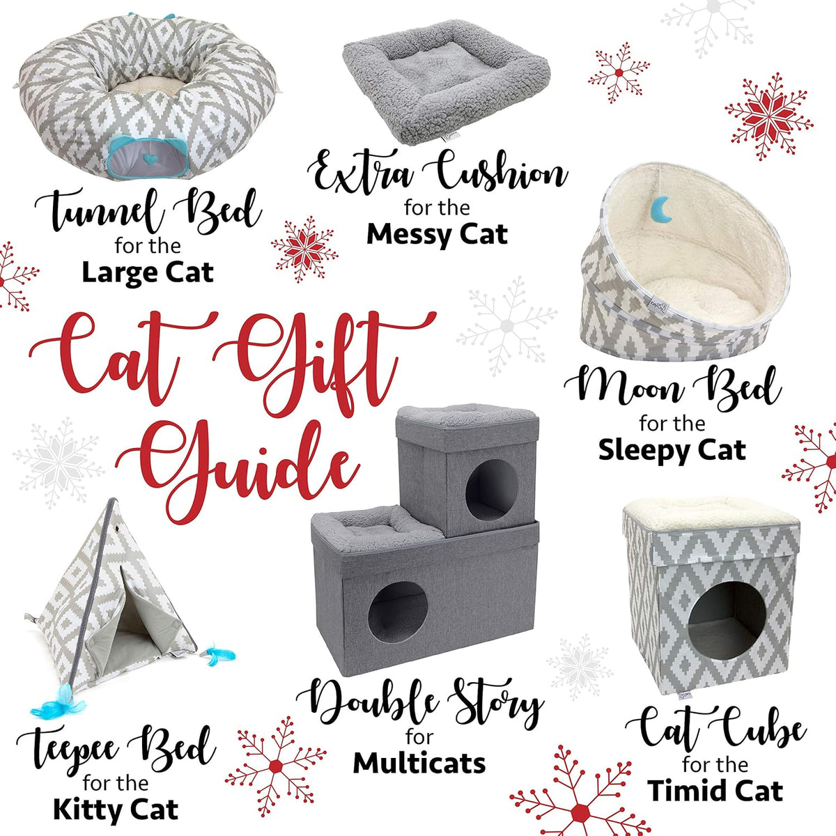 Kitty City Large Cat Tunnel Bed, 2-in-1 Zip-Together Cat Play Tunnel & Plush Nap Bed, Pop-Up Indoor Cat Toy with Hanging