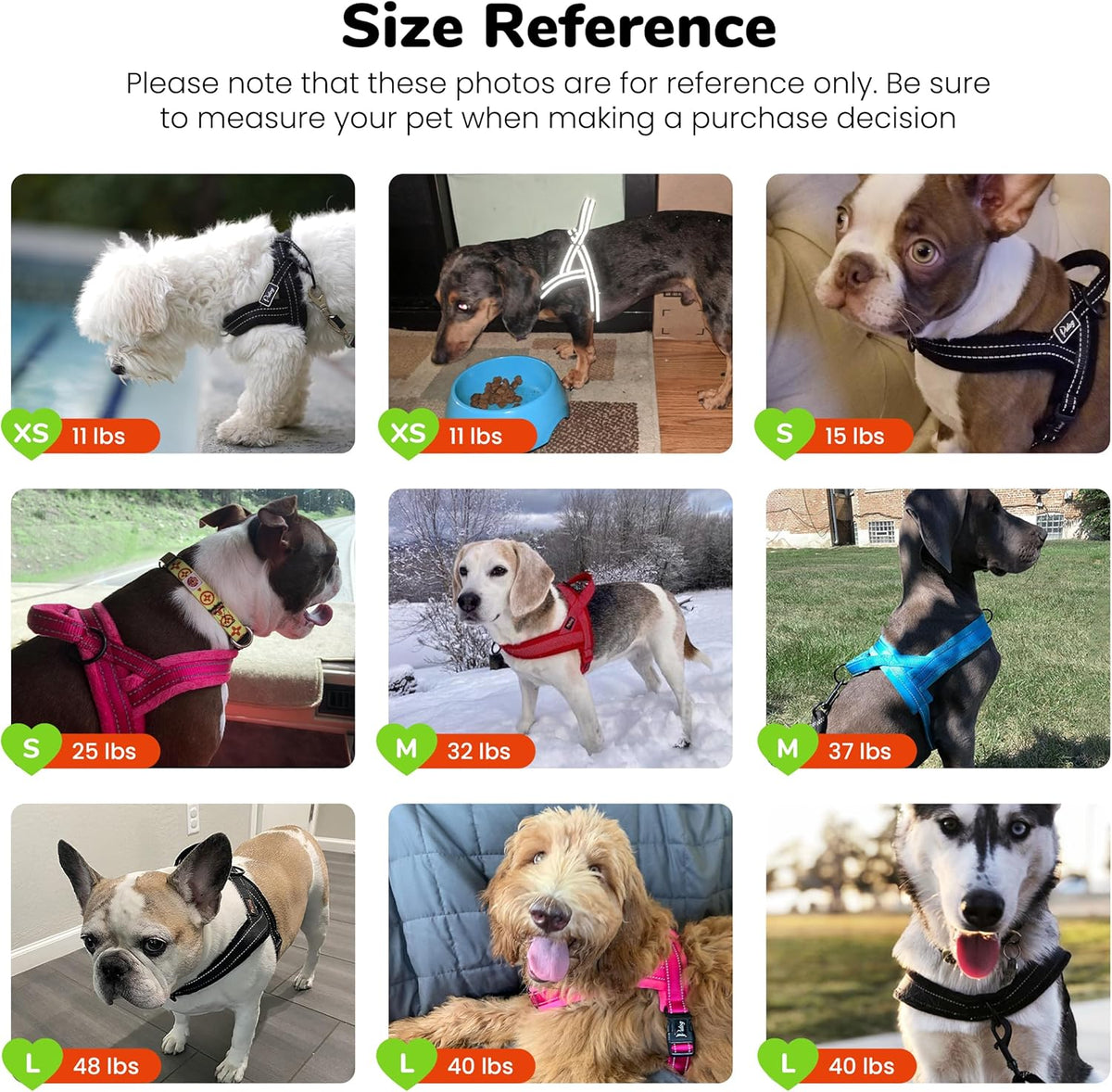 No Pull Dog Harness for Large Dogs, Breathable Mesh Padded,Hot Pink,L