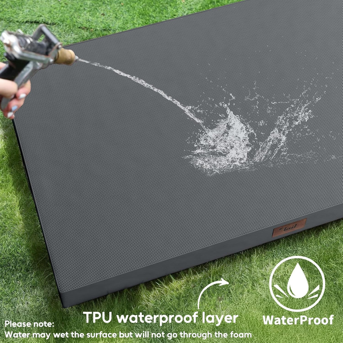 Outdoor Waterproof Orthopedic Dog Bed for Large Dogs