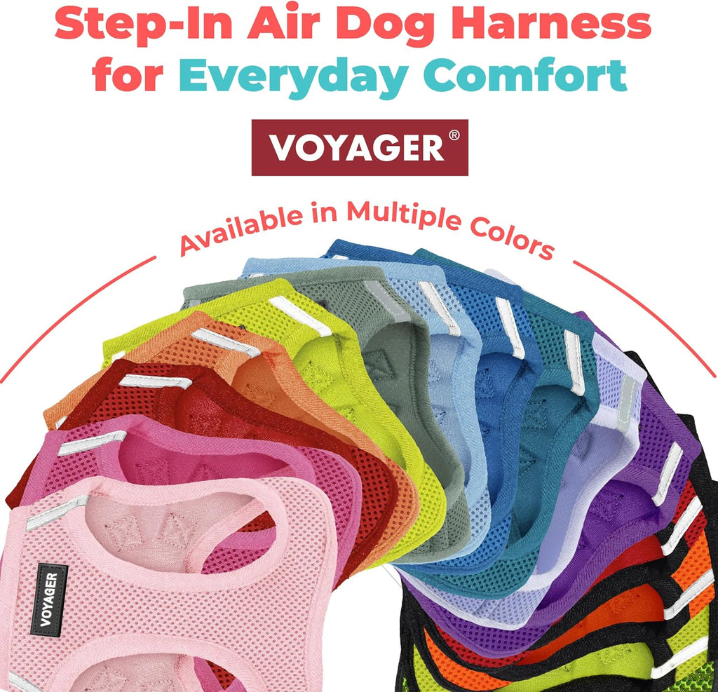 Voyager Step-in Air Dog Vest Harness - Fuchsia, Small