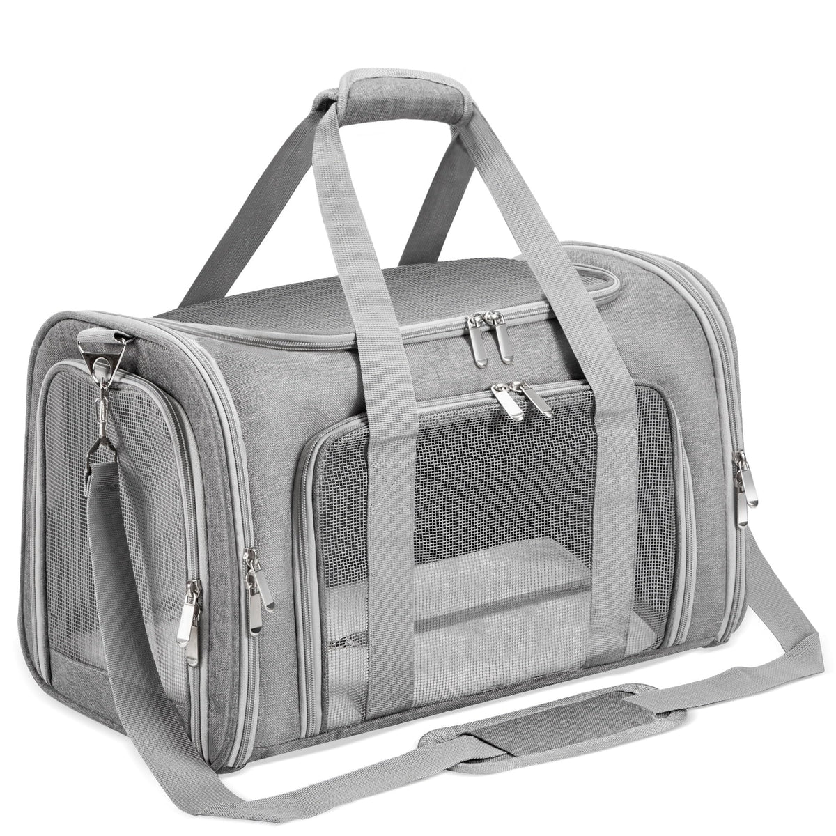LEHNI Soft-Sided Cat/Dog/Pet Carrier, Collapsible Pets Travel Carriers
