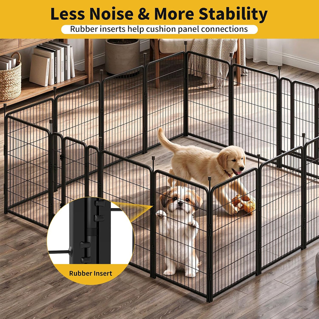 Dog Fence for RV Camping/Yard/Garden, 32" H, 16 Panels