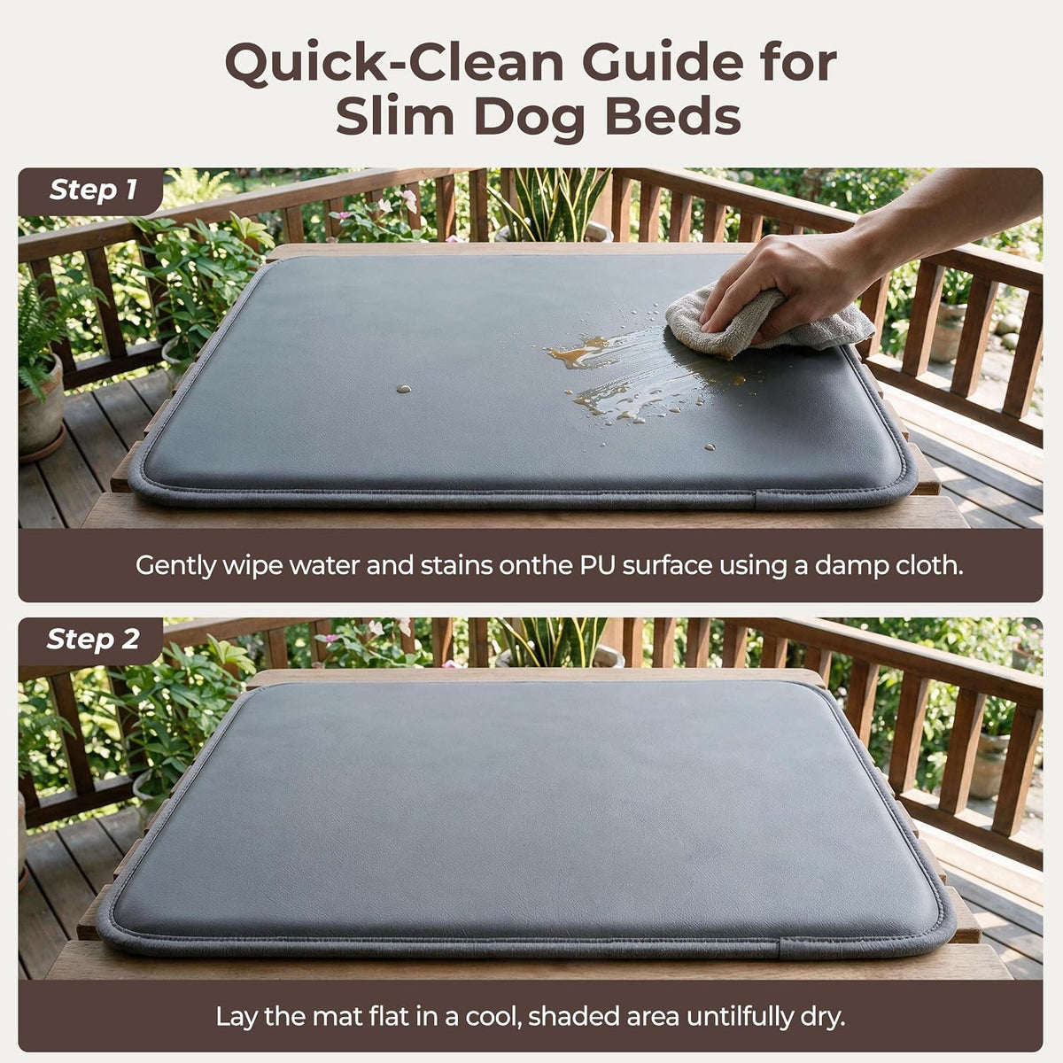 Waterproof Cooling Dog Crate Pad for Mid-Large Dog Indoor Outdoor