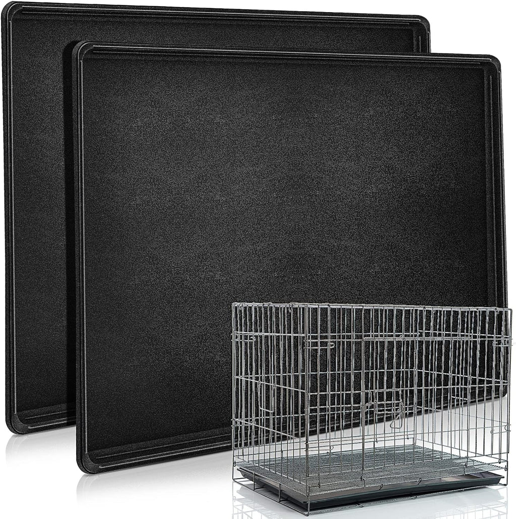 2 Pcs Dog Crate Tray 42" Replacement, Plastic Bottom Pan