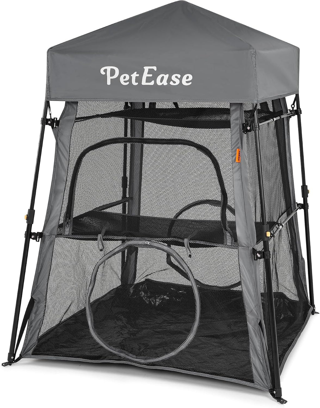 Catio Outdoor Cat Enclosure, 3-in-1 Extra Large Portable Cat Playpen with Tower Tent & Tunnel, Foldable Waterproof Mesh 