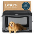 Lesure Shown on Today Show Soft Collapsible XL Dog Crate, 42in Black