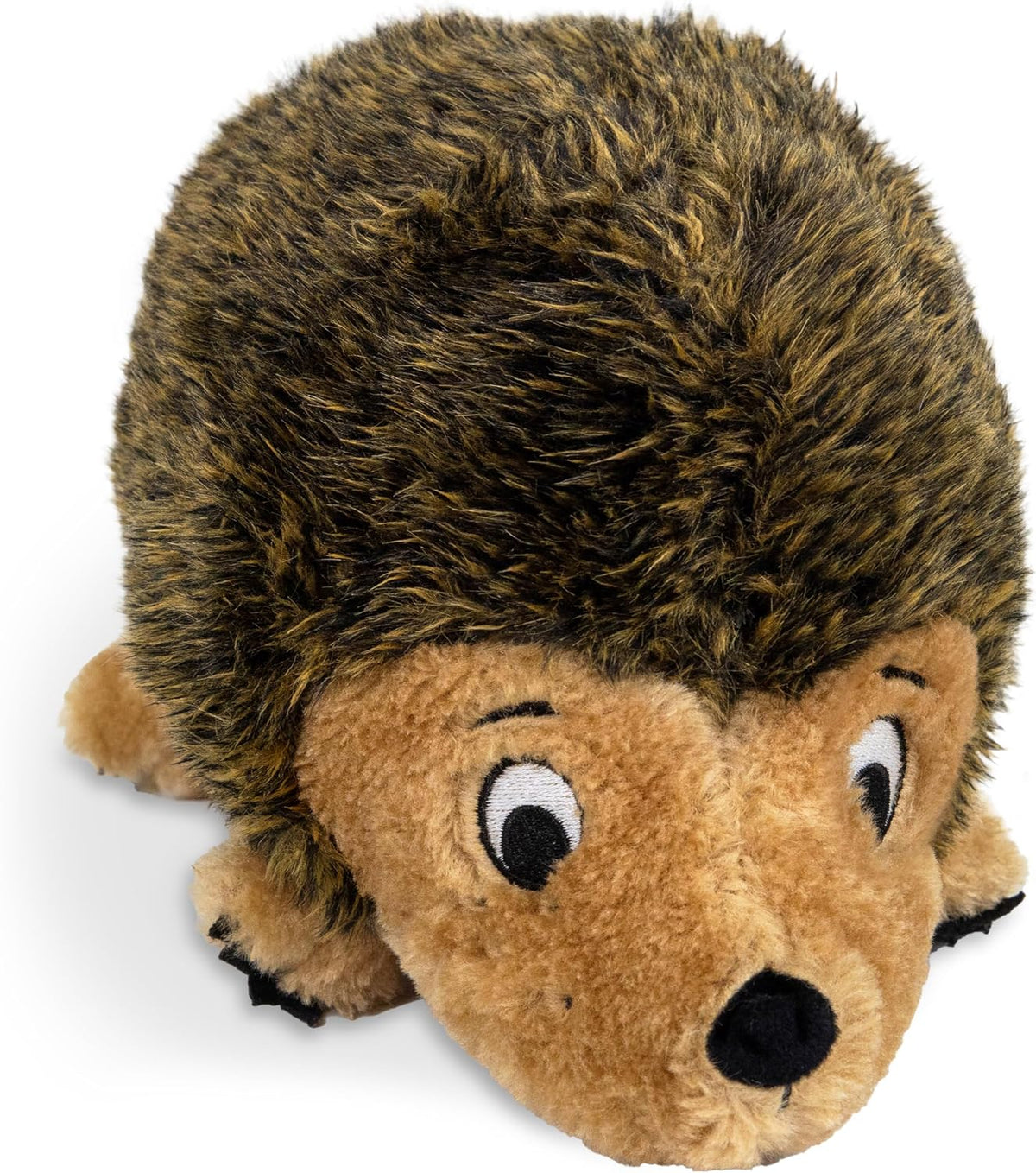 Outward Hound Hedgehogz Plush Dog Toy, Squeaks & Grunts, Large, 12" x 7"