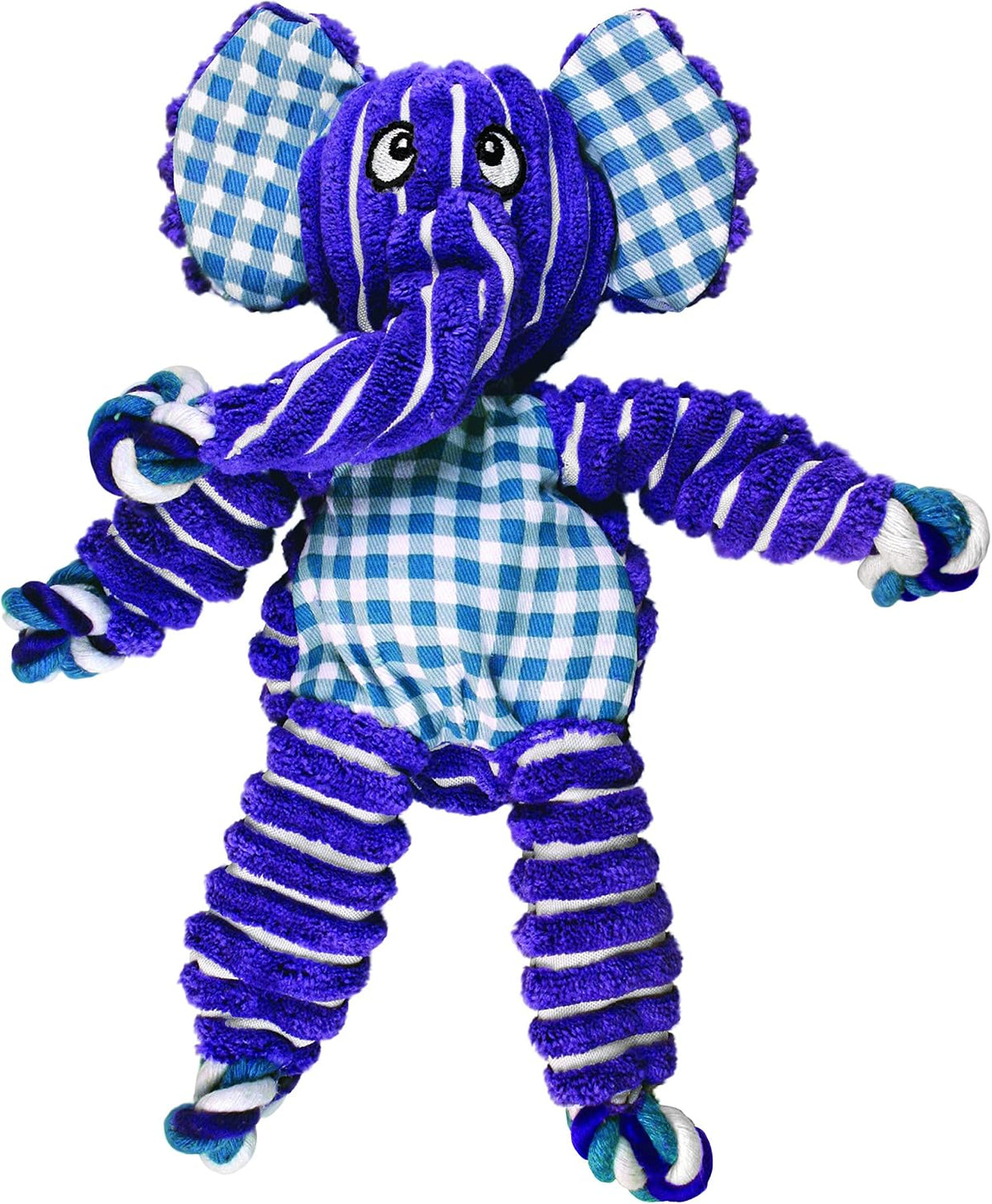 KONG Floppy Knots Rope and Plush Dog Toy, Fox, Medium/Large