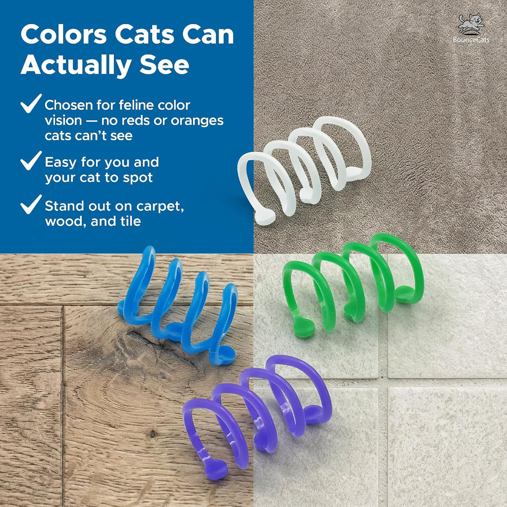 12 Pack Cat Spring Toys Bulk Set for Indoor Cats and Kitten Toys