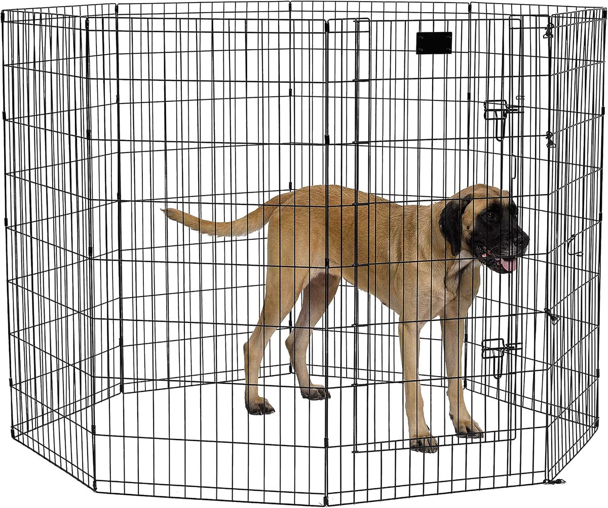 MidWest 30-Inch Exercise Pen, Single Door, 16 Sq Ft Play Area
