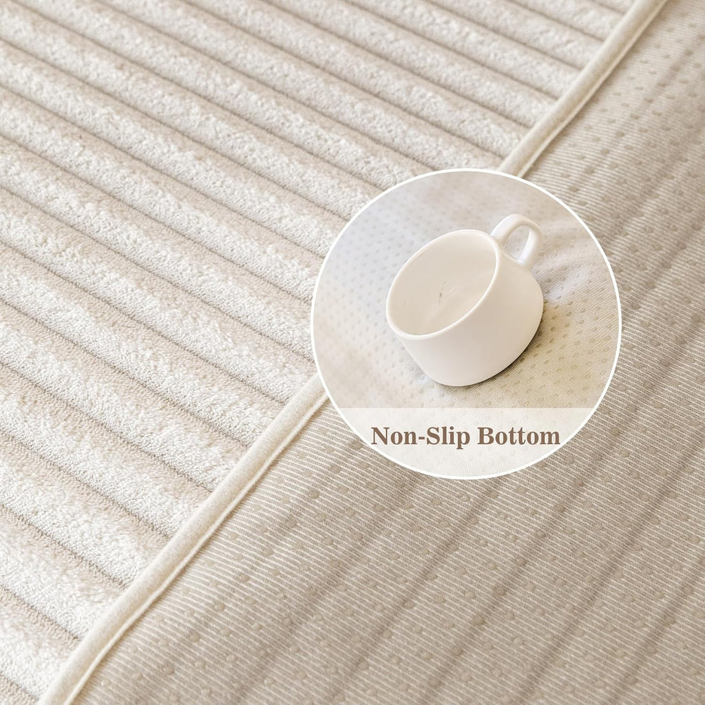 MYSKY HOME 100% Waterproof Couch Cover for Dogs Washable, Non Slip Couch Covers for 2 Cushion Sofa Pet Friendly, Thick S