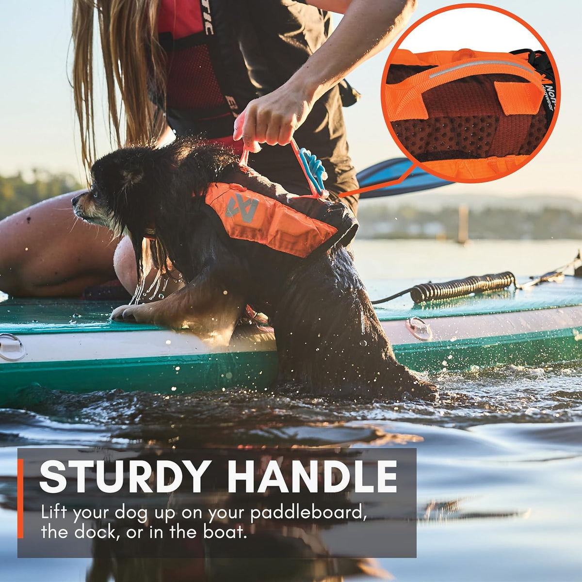 Non-stop dogwear Protector Life Jacket, Innovative Dog Life Jacket, Breathable Dog Swimming Vest with Ergonomic Design f