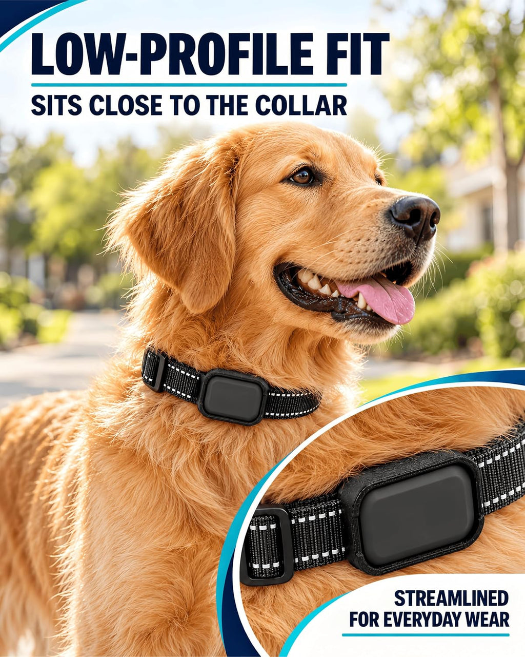 Dog Collar Adapter Compatible with Fi Mini GPS Tracker, Up to 1.5 In Wide