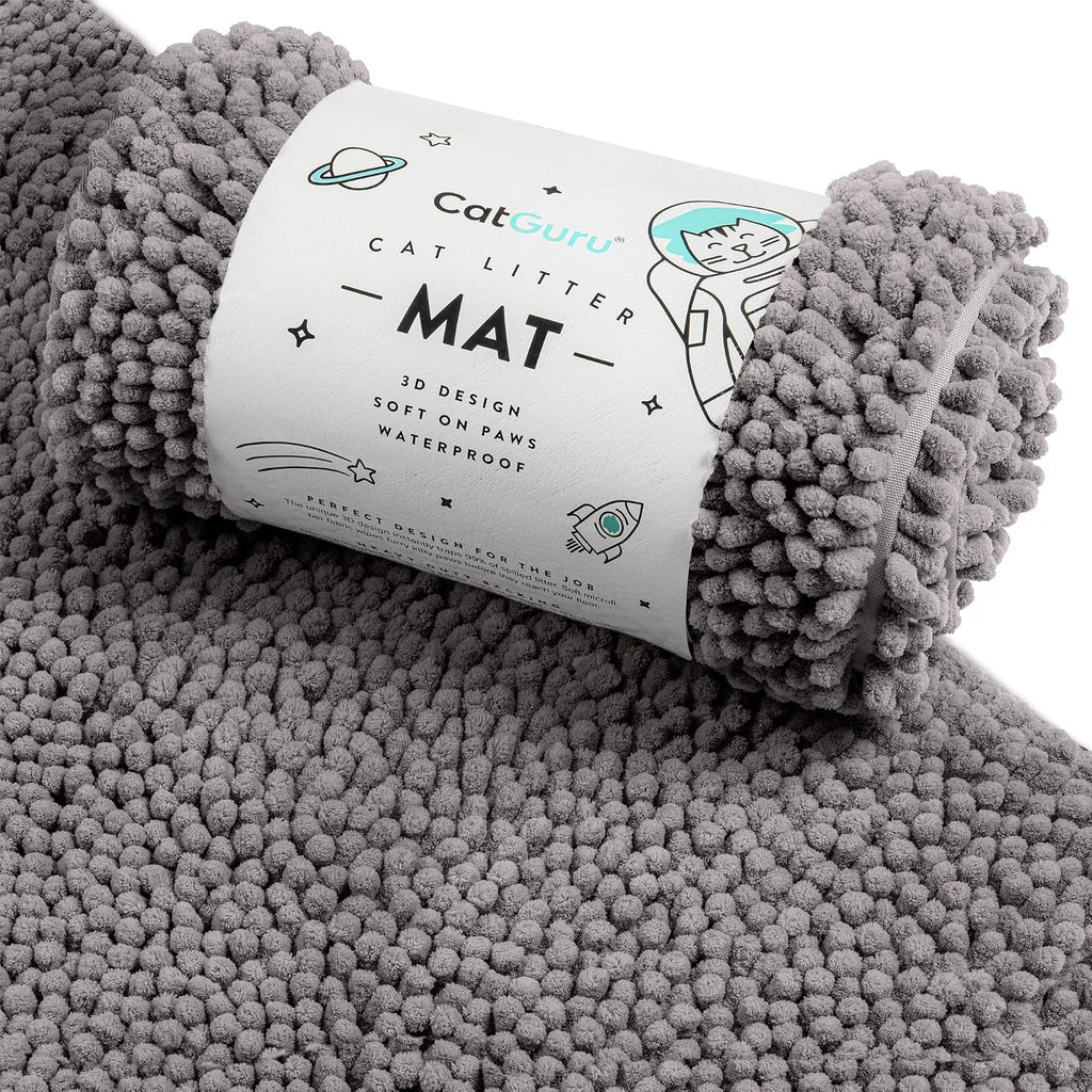 CatGuru Cat Litter Mat, Medium, Extra Large, XXL, Waterproof Litter Box Mat, Non Slip Kitty Litter Mat, Machine Washable
