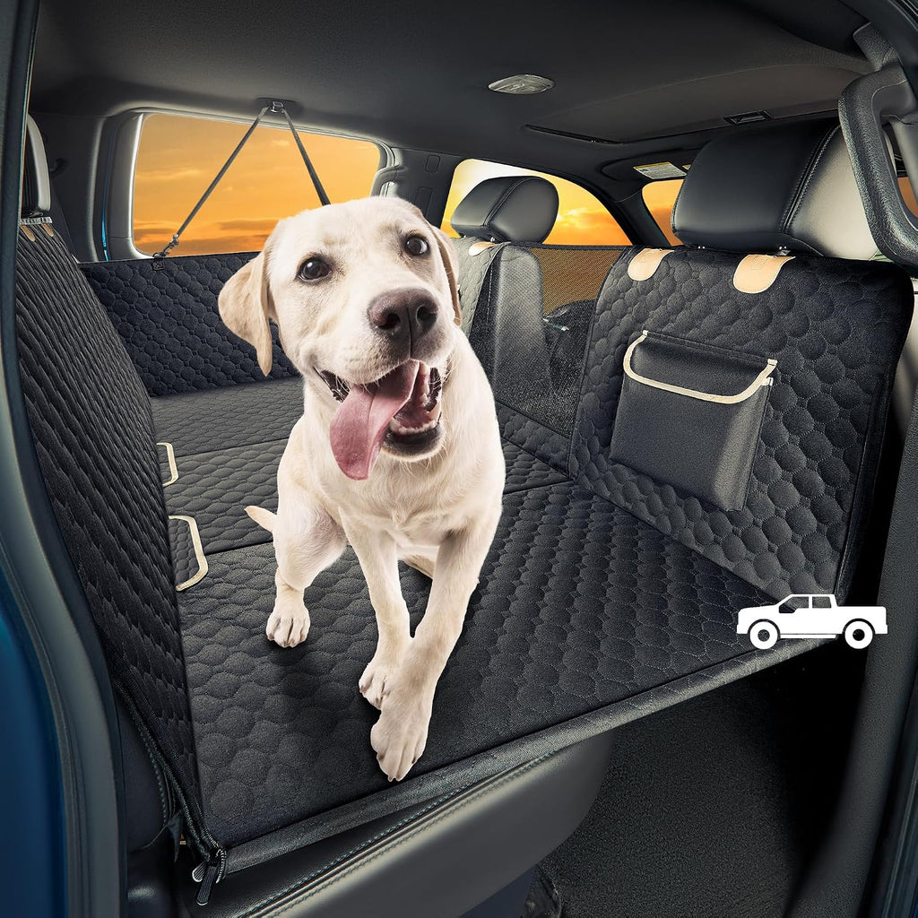 Back Seat Extender for Dogs, Heavy Duty Dog Car Seat Cover for Back Seat