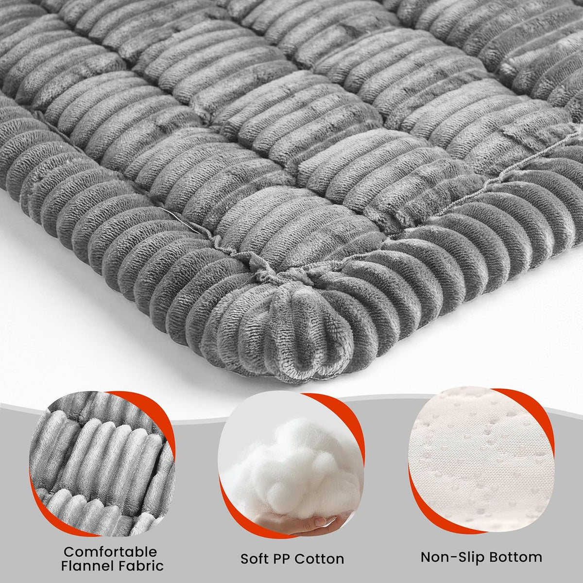 Backseat Dog Bed Mat for Car, Non-Slip Dog Bed for Car Back Seat