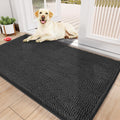 Amyracel Dog Door Mat for Muddy Paws 48" x 36",Chenille Absorbent Mud Mat