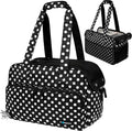 PetAmi Small Dog Purse Carrier, Airline Approved Soft Sided Tote, Polka Dot