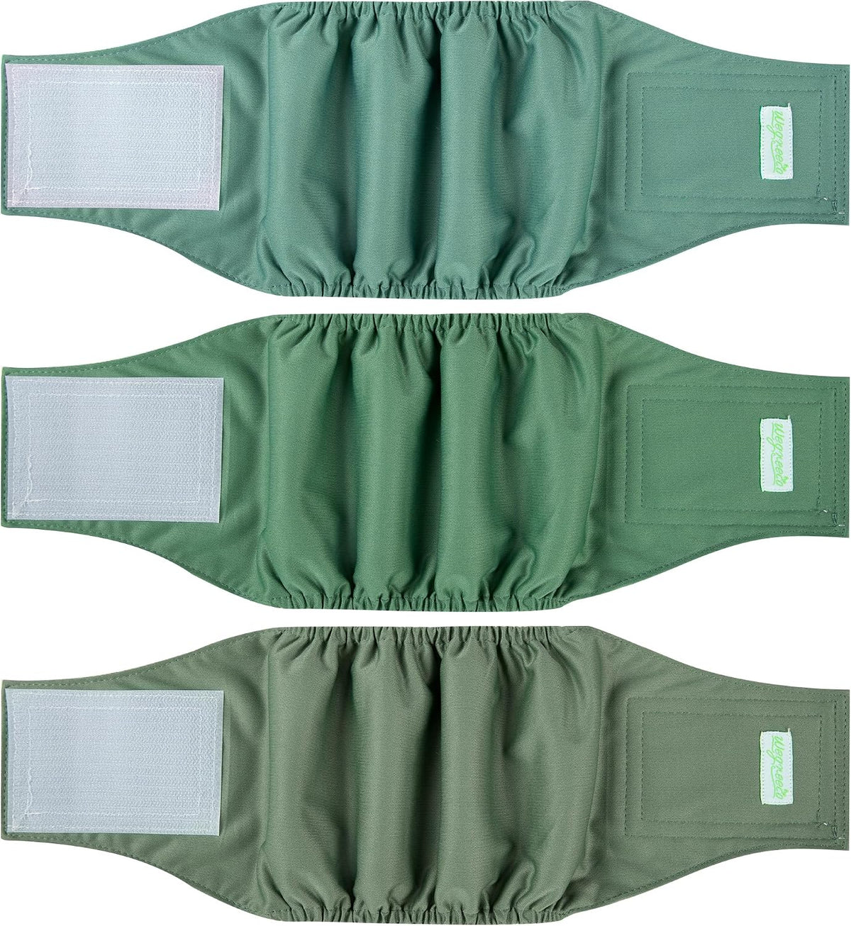 Wegreeco Washable Male Dog Belly Band - Pack of 3 - Washable Male Dog Belly Wrap, Small Doggie Dog Diapers Male for Dogg
