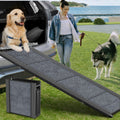 HerCcreta wigge Dog Ramp for Car 63" L × 17" W, Pet Ramp for Truck Foldable