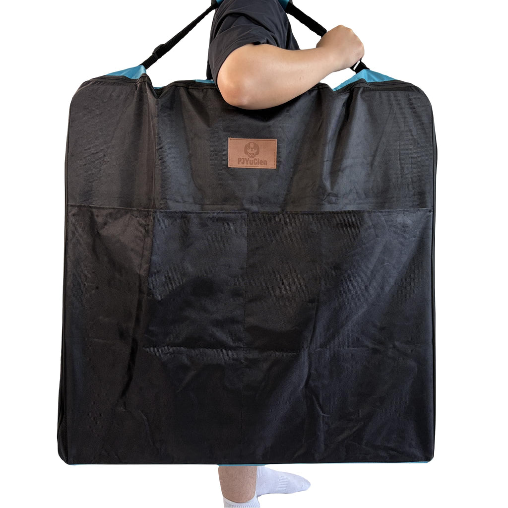 PJYuCien Puppy Playpen Plus Storage Bag with Bottom, 8 Panels 31.3" H