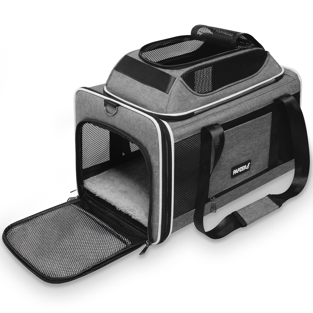 Cat Carrier Top-Expandable 18x11x11, United Delta American Airline Approved