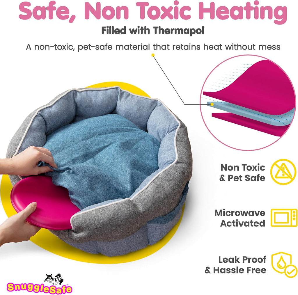 SnuggleSafe Microwave Heating Pad for Puppy, Dog, Cat, Kitten & Guinea Pig