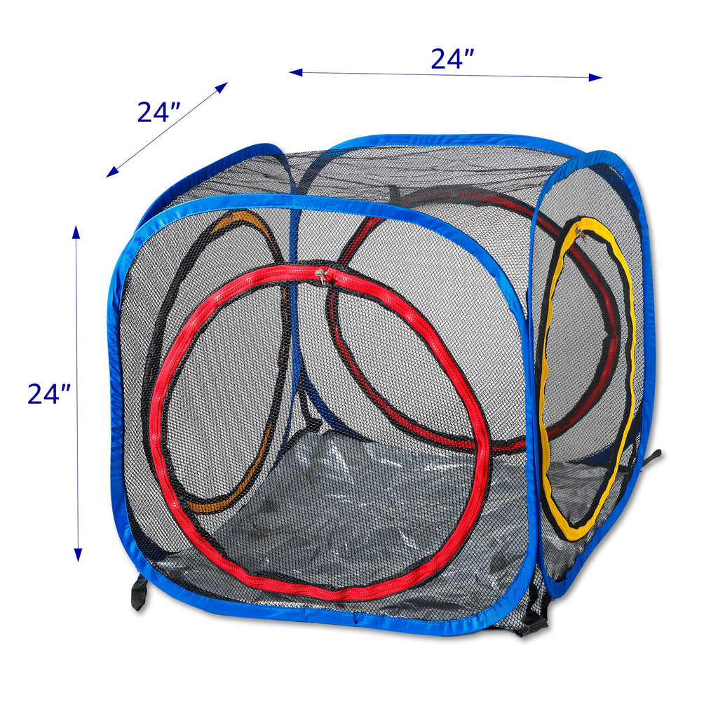 Pet Fit For Life Cat Enclosure, Collapsible Mesh Indoor & Outdoor Cat Cube