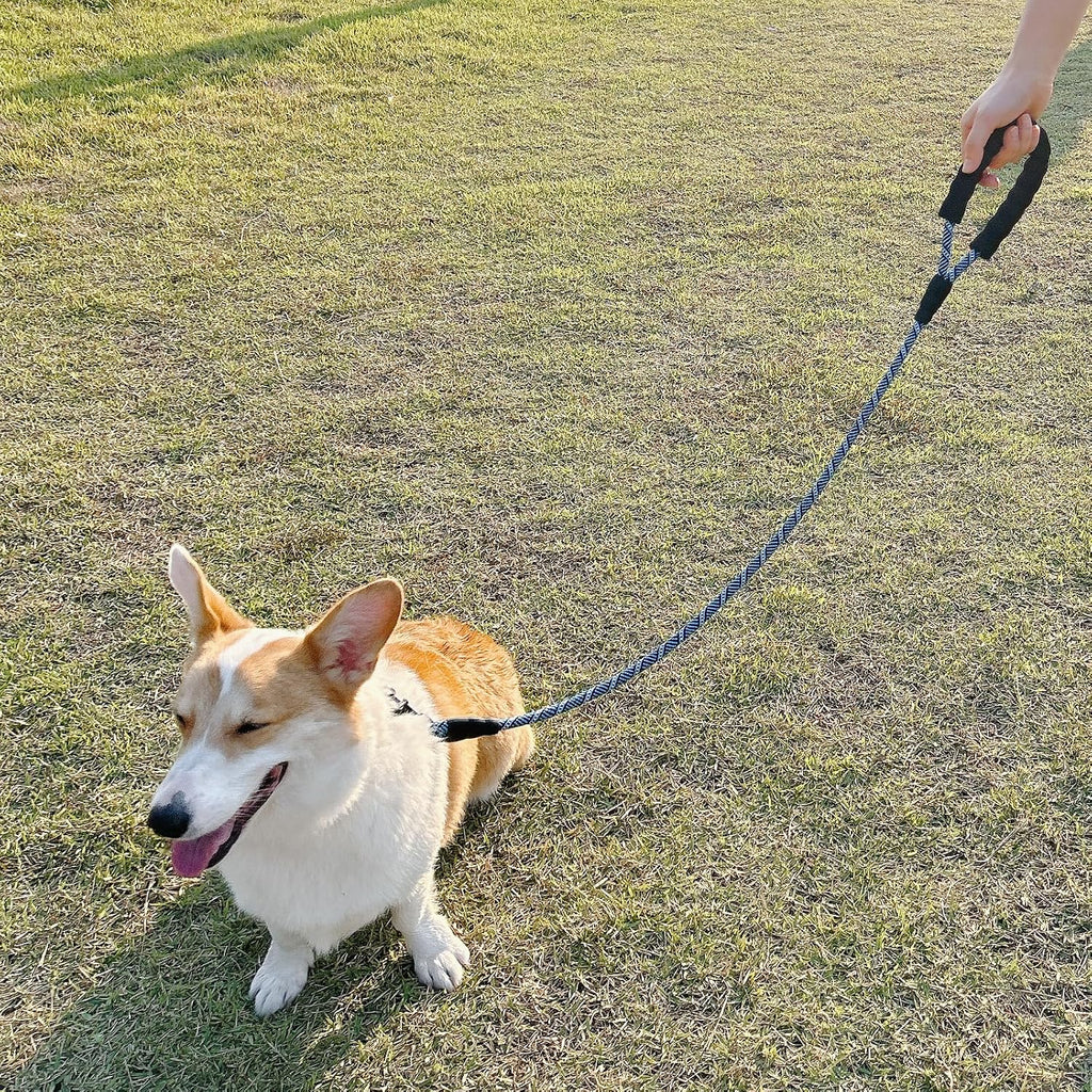 MayPaw 3ft Short Rope Dog Leash for Large Medium Dogs Soft Handle Dog Lead
