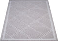 Amazon Basics Less-Mess Litter Trapping Cat Litter Box Mat, Soft on Kitty Paws, Waterproof, Scatter Control, 24" x 35", 
