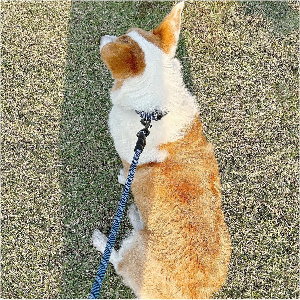 MayPaw 3ft Short Rope Dog Leash for Large Medium Dogs Soft Handle Dog Lead